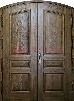 Долговечная арочная дверь с отделкой массив ДА-25 в Красноармейске