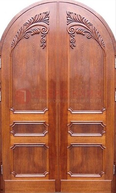 Металлическая арочная дверь ДА-9 в салон красоты в Красноармейске