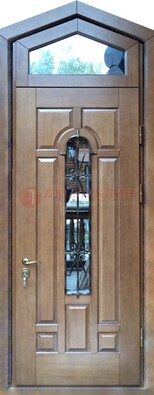 Железная дверь Винорит с фрамугой для частного дома ДФГ-34 в Красноармейске