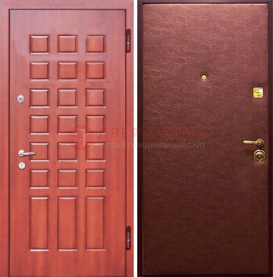 Входная дверь с МДФ и винилискожей ДМ-178 для офиса в Красноармейске