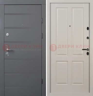 Квартирная железная дверь с МДФ панелями ДМ-423 в Красноармейске