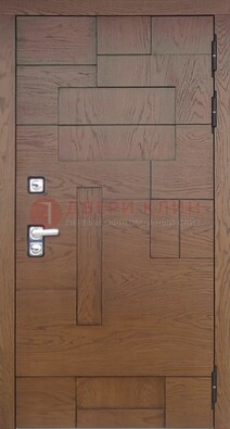Современная стальная дверь с МДФ панелью ДМ-519 в Уфе