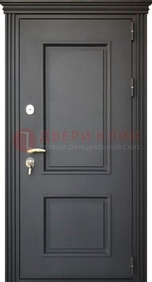 Чёрная дверь с МДФ ДМ-520 в Красноармейске