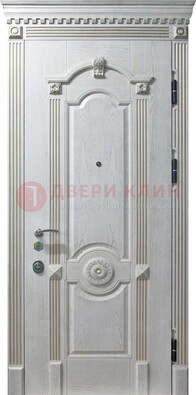 Белая дверь с МДФ ДМ-525 в Красноармейске