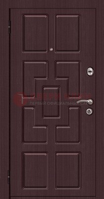 Металлическая дверь с МДФ ДМ-72 в дом из пеноблоков в Красноармейске