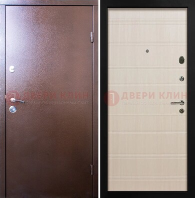 Входная дверь с порошковым покрытием и терморазрывом МДФ ДП-210 в Красноармейске