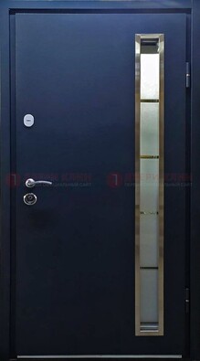Металлическая дверь с порошковым покрытием и МДФ Белый дуб ДП-219 в Красноармейске