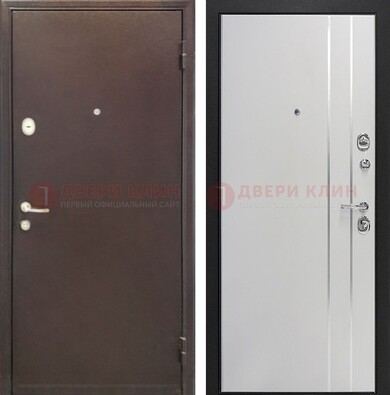 Входная дверь с порошковым покрытием с МДФ с молдингами ДП-232 в Красноармейске