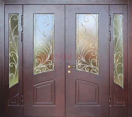 Парадная дверь ДПР-58 с остеклением в Красноармейске