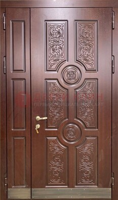 Парадная металлическая дверь с узором ДПР-74 в Красноармейске