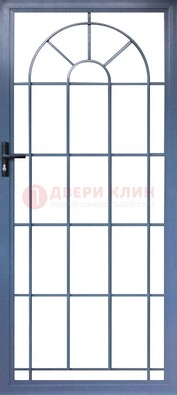Синяя металлическая решетчатая дверь ДР-28 в Красноармейске