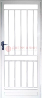 Железная решетчатая дверь белая ДР-32 в Красноармейске