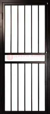Темная стальная решетчатая дверь для дома ДР-45 в Красноармейске