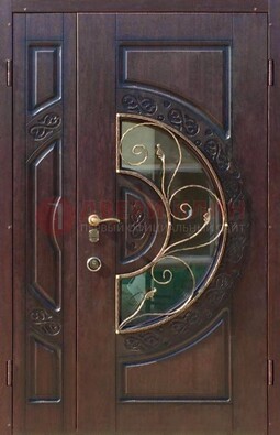 Полуторная железная дверь Винорит в классическом стиле ДСК-272 в Красноармейске