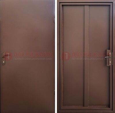 Техническая дверь с порошковым покрытием медный антик с двух сторон ДП-253 в Красноармейске