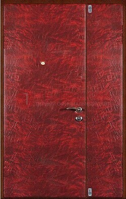 Красная тамбурная дверь ДТМ-33 в Красноармейске