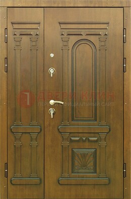 Полуторная железная дверь с виноритом ДВТ-174 в Красноармейске