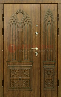 Входная дверь с виноритом и узором ДВТ-181 в Красноармейске