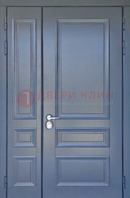 Темно-серая железная дверь с виноритом ДВТ-242 в Кубинке