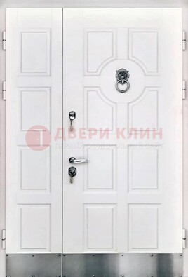 Белая входная дверь с виноритом ДВТ-246 в Липецке