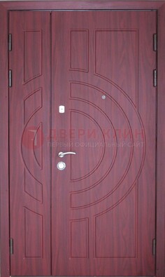 Красная железная дверь с виноритом ДВТ-3 в Красноармейске