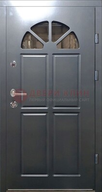 Темная входная дверь с виноритом и терморазрывом ДВТ-64 в Красноармейске