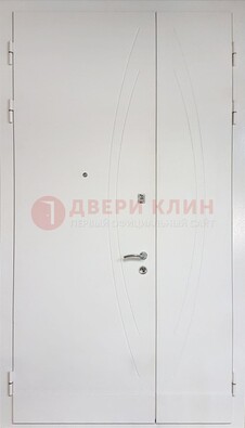 Современная полуторная стальная дверь с МДФ панелью ПЛ-25 в Красноармейске